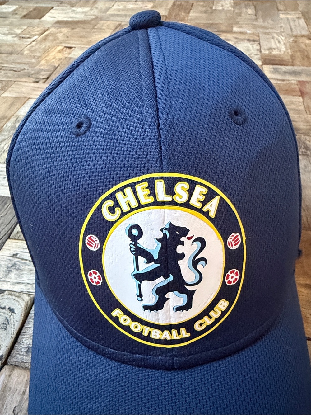 Athletic Works Navy Blue Chelsea Football Club Baseball Cap - Picture 2 of 6